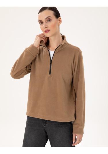 Pierre Cardin Kadın Camel Sweatshirt 50300846-vr015 Camel