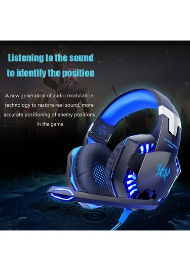 Reedark Kotıon Each G2000 Profesyonel Oyun Kulaklığı - Mikrofonlu, 50mm Ses Ünitesi, Usb Ve 3.5mm Bağlantı, Rahat Tasarım