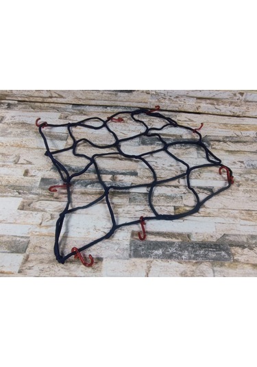 Kask Filesi Lacivert 40x40 Kırmızı Tokalı Lacivert