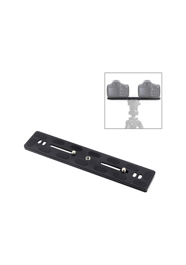 Sones Puluz 200mm Uzunluk Pu-200 Alüminyum-magnezyum Alaşımlı Hızlı Çıkarma Plaka Qr Kelepçesi Benro B3 / J2 /j3 Tripod Küre Kafası İçin