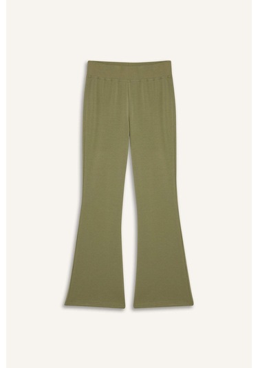 DeFacto Kız Çocuk İspanyol Paça Tayt E1838A825SMKH461 Haki