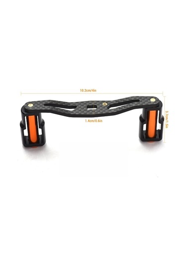 Maoyaya Lıxada Karbon Olta Makinası Kolu, 8x5mm İç Delik, 10.5cm, Mavi, Kolay Montaj, Dayanıklı Versiyon