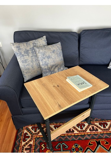 60x40 Yükseklik Ayarlı Çalışma Masası,hasta Yemek Masası Ceviz