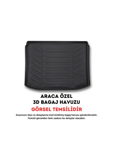 Nissan X Trail 7 Koltuk Ferrous 3D Bagaj Havuzu 2022 ve Üstü