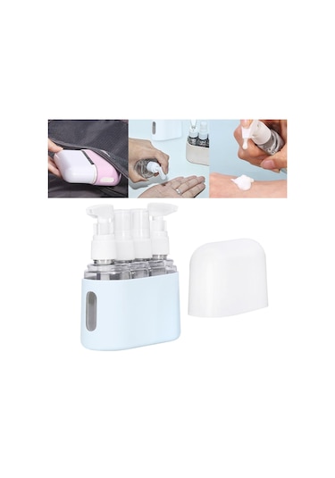 Suntek Magideal 4x Seyahat Sprey Şişesi 50ml Sızdırmaz Parfüm Mavi