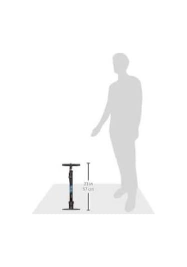 XLC Pompa Ayaklı Delta PU-S04 11 Bar Çift Sibob Uyumlu 160 PSI Siyah