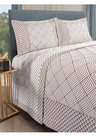 Avra Yatak Örtüsü Takımı Mürdüm