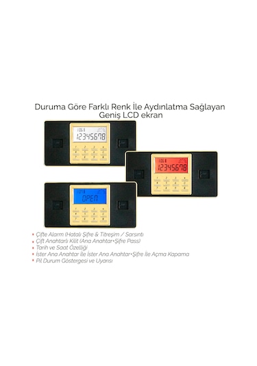 Mühlen Cs70 Kumbara Tipi Ve Çekmeceli Depozitolu Çelik Kasa Kumba