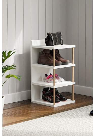 İntergo Çok Amaçlı 4 Raflı Ayakkabılık Banyo Mutfak Düzenleyici Organizer Beyaz İntergo Çok Amaçlı 4 Raflı Ayakkabılık Banyo Mutfak Düzenleyici Organizer Beyaz