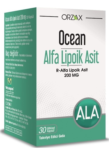 Ocean Alfa Lipoik Asit 200Mg 30 Kapsul