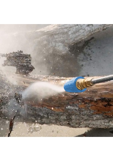 Maiyame Yüksek Basınçlı Temizleme Döner Uç: 1/4 İnç Hızlı Bağlantı, 4000 Psı, Seramik Çekirdekli, Kuru Çamaşır, Metal Ve Tahta Temizliği İçin