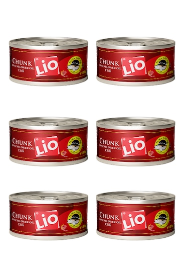 Lio Ayçiçek Yağı Acılı Ton Balığı 160 Gr X6 Adet