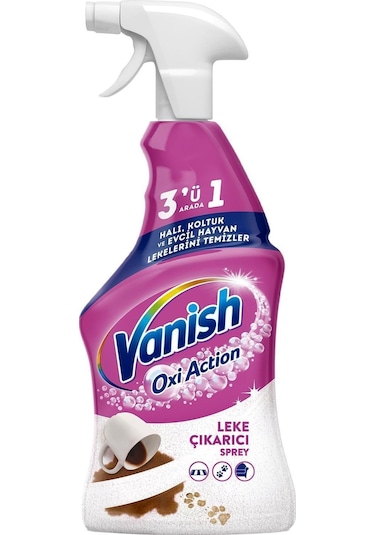 Vanish Oxi Action Çok Amaçlı Halı, Koltuk Ve Evcil Hayvan Leke Çıkarıcı Sprey 500 Ml