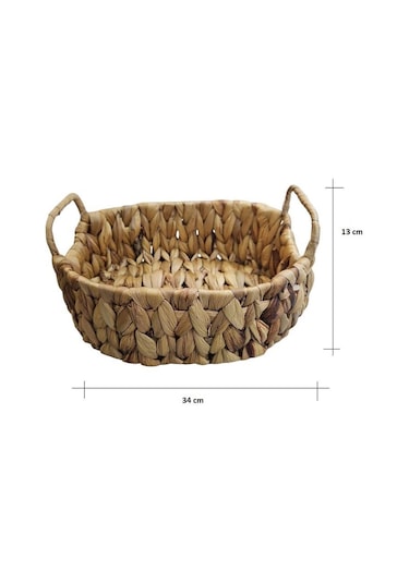 Panalı Naturel Oval Sepet Xl Boy Pnl-22098xl Hasır