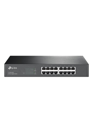 Tp Link Tl Sg1016D 16 Port Gigabit Rack Mount Switch 10/100/1000