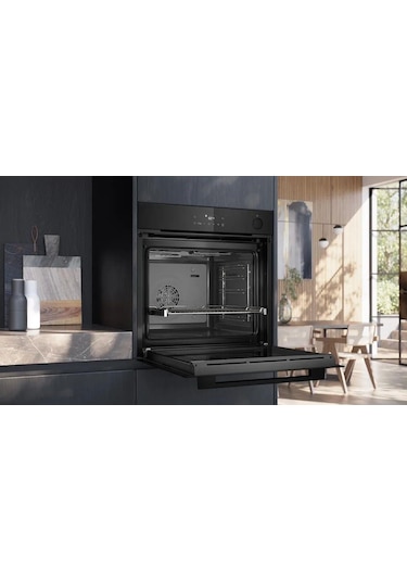 Siemens HR232GEB3 Buhar Destekli Ankastre Fırın Siyah Inox