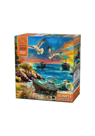 Lighthouse At Sunset Olimpia Puzzle 1000 Parça 15002