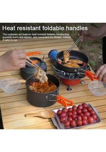 Createtech Taşınabilir Skycity Siyah Seyahat Çantası Pişirme Piknik Kamp Alümina Aksesuarı - Wf Siyah