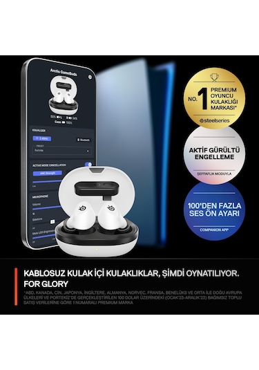 Steelseries Arctis Gamebuds Earbuds Oyuncu Kulak İçi Kulaklık