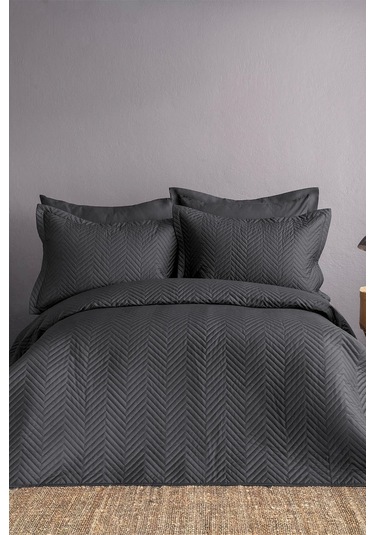 Simply Füme Pamuk Saten Nevresim Takımı Tek Kişilik