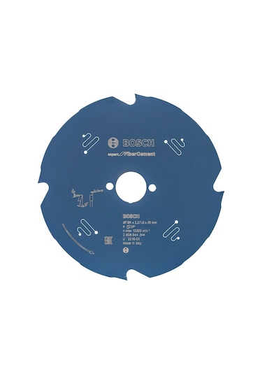 Bosch Expert for Fiber Cement 184 x 30 MM 4 Diş