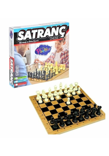 Playwood Ahşap Satranç Oyunu