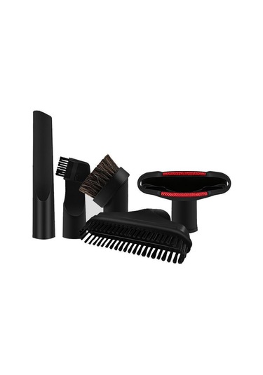 Teltree 32mm İç Çaplı Elektrik Süpürge Uyumlu Pp Materyalli 2'li Dairesel Fırça, Ev Temizliği İçin 6'lı Aksesuar Seti