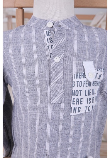 Hakim Yaka Gömlek Pantolon Erkek Yazlık Takım 2143 001