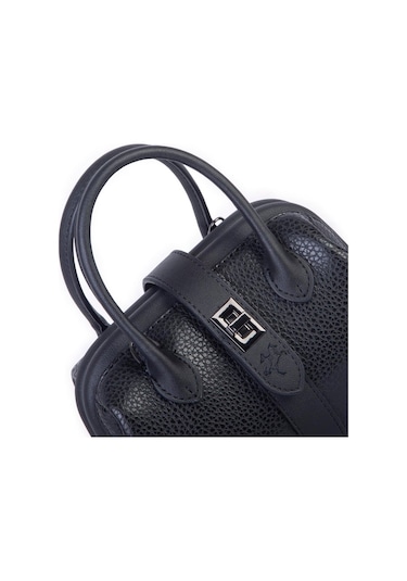 Nas 1426 Kadın Mini Boy Klipsli El Ve Postacı Çantası 20 13 Cm Siyah Siyah