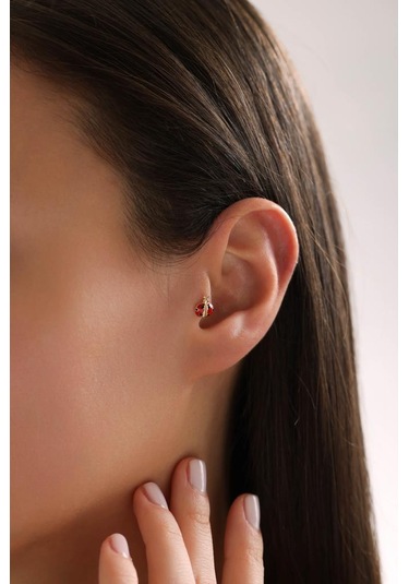 Tufanlar Kuyumculuk Altın Uğur Böceği Piercing Altın