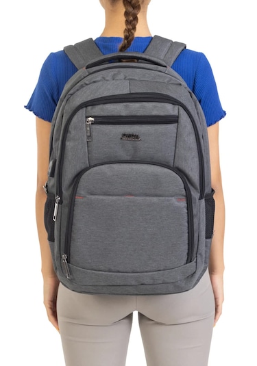 Dada 03 Lise Üniversite Darbe Emici 17 İnç 5 Bölmeli Sırt Çantası