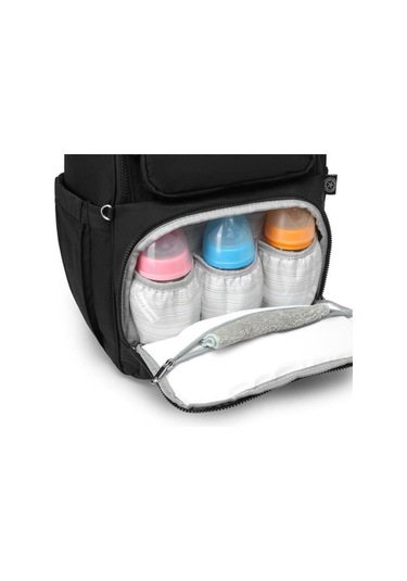 Smart Bags Anne Bebek Sırt Çantası Smart Bags Krinkıl Kumaş 3000 Siyah