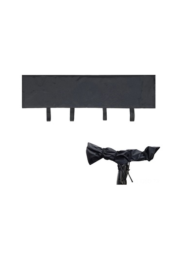 Samdoo Elektrikli Bisiklet Vites Koruması - Evrensel Kullanimlı Su Geçirmez, Toz Ve Yağmurdan Koruyucu, Oxford Kumaş, Hızlı Monte Eder, Kol Saati Ekranını Korur Siyah