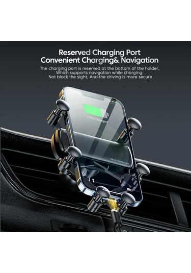 Dongjing Essageruniversal 6 Puan Katı Kat Araba Telefon Tutucu 1 Adet