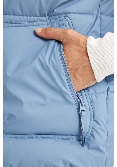 Defacto Su İtici Şişme Yelek Dik Yaka Fermuarlı Cepli C5818AX24AUBE607