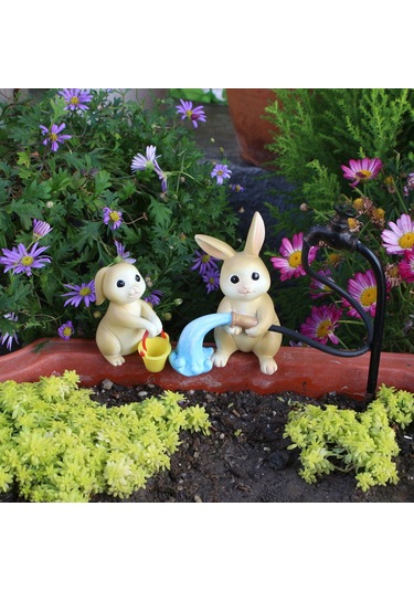 Suntek Paskalya Tavşanı Minyatür Figürleri Reçine Küçük
