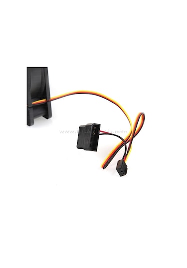 Tx 12Cm Siyah Sessiz Kasa Fanı 3Pin Molex Txccf12Bk