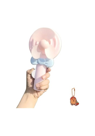 Cacaoçocuklar, Yetişkinler Ve Öğrenciler Için Yaz Taşınabilir Elle Basılan Fan, Yaratıcı El Tipi Elektrikli Fan 5076 Pembe