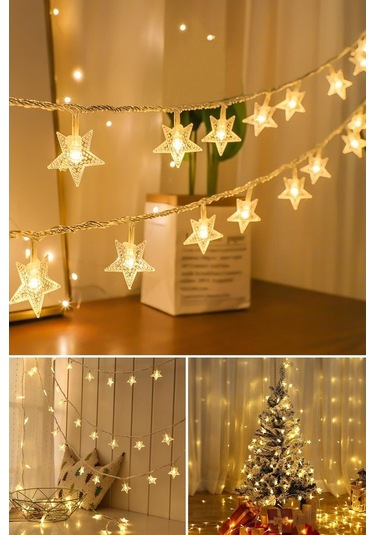 Trendpoint 20 Ledli 3 Metre Şerit Led Sembollü Kablolu Süsleme De