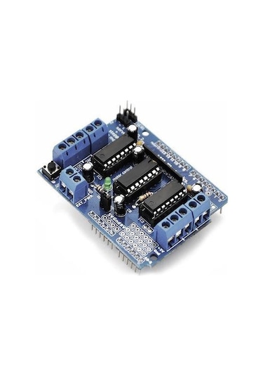 L293D Motor Kontrol Sürücü Kalkanı Çift 4 Kanal Modülü
