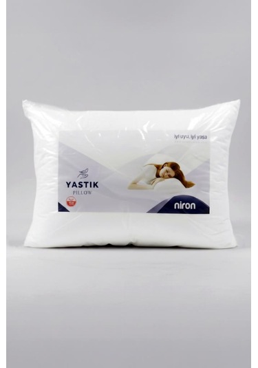 Niron 700 Gr Silikon Yastık 50x70 Cm, Mikrofiber Kumaşlı, Yumuşak Ve Destekleyici Beyaz