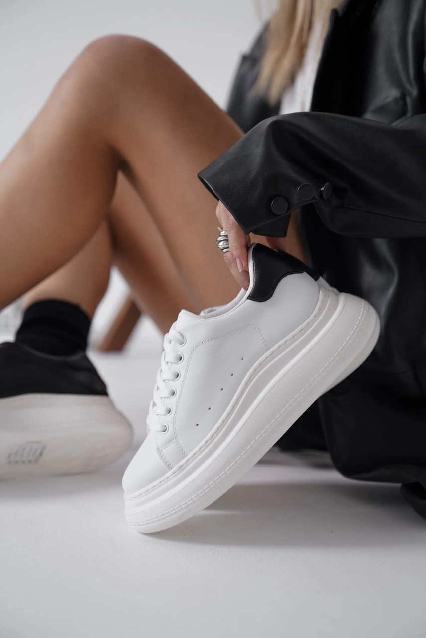 Kocadal Kocadal Bella Beyaz Arkası Siyah Kadın Spor Ayakkabı Muhtelif