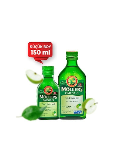 Möller's Omega-3 Balık Yağı Şurubu Limonlu 150 Ml