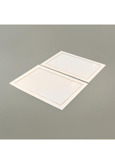 Evidea Soft Farsund 2'li Amerikan Servis - Beyaz - 35x50 Cm Beyaz