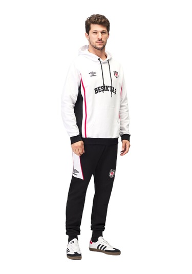 Beşiktaş Lisanslı Siyah-beyaz Sweatshirt 25/26 Sezon BEYAZ