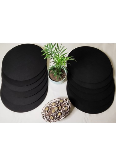 12 Adet Siyah Renk Supla Takımı Siyah