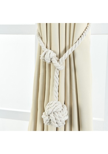 Yaozixa "şık Perde Tutucu İp - Kolay Kullanım, Sağlam Tutuş, Zarif Dekorasyon" Bej