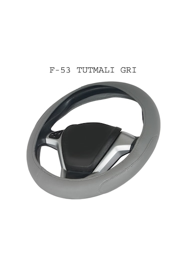Geçmeli Deri Direksiyon Kılıfı Tutmalı Spor Model