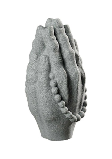 Süs Akvaryumu Dekoru Kumtaşı El Süsü Heykeli Uzay Dekorasyonu Gri