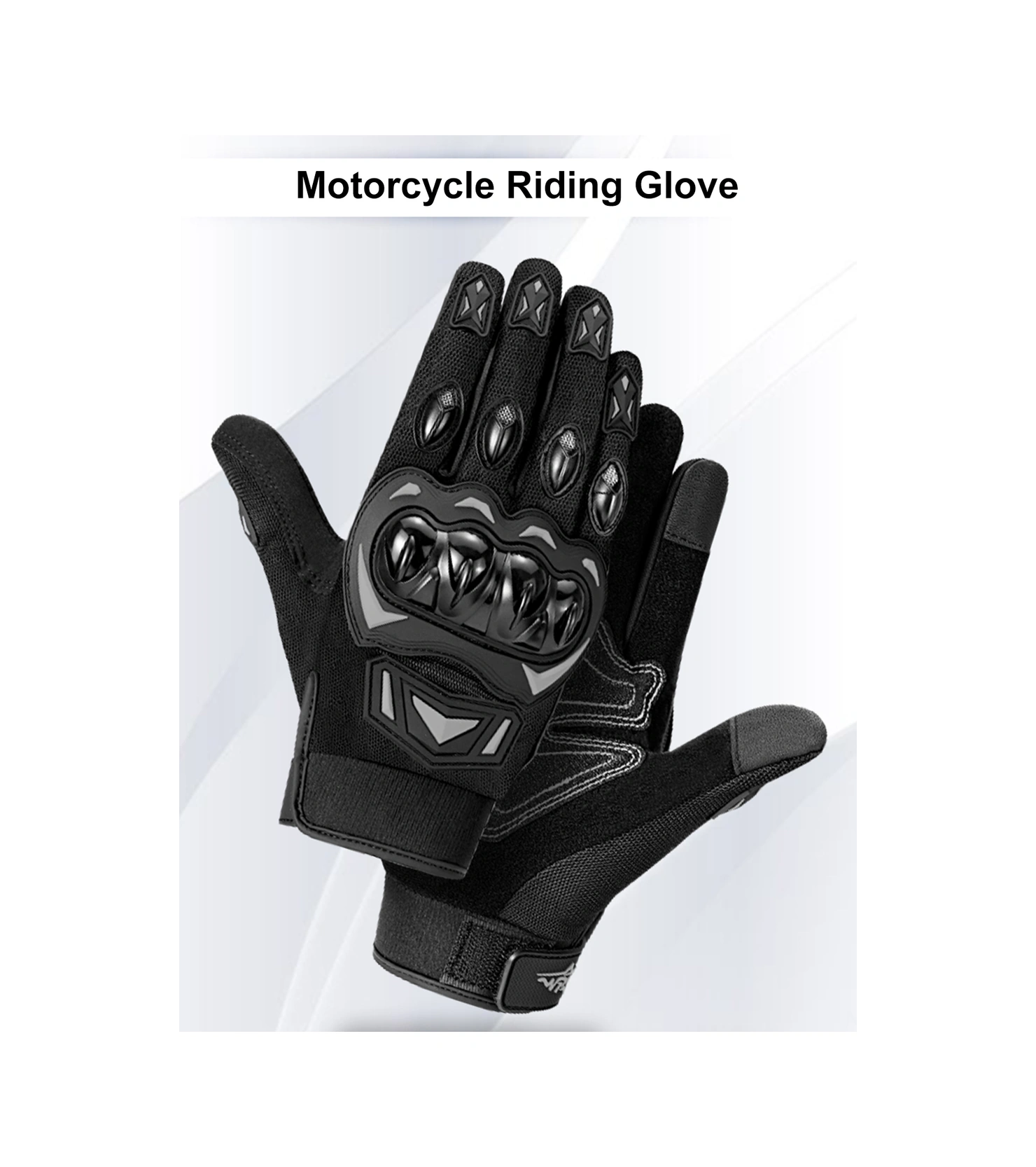 Dofolink Aumotop Lh-03 Siyah-kırmızı M Büyüklük Motor Güvenlik Eldiveni, Dört Mevsim Kullanıma Uygun, Kaymazsız Dokunmatik Ekran Dostu, Dayanıklı Outdoor Spor Eldiveni